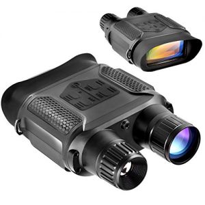 Digital Night Vision Binoculars 7x31mm-400m/1300ft Viewing Range and Super Large 4’’ Viewing Screen Infrared Scope in Full Dark