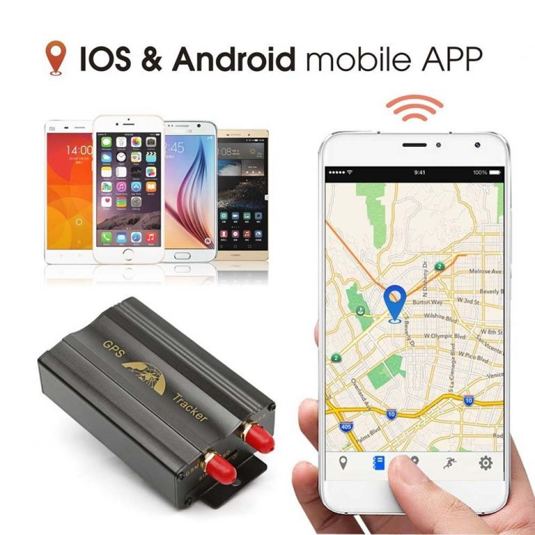 Vehicle Car GPS Tracker 103B with Remote Control GSM Alarm SD Card Slot