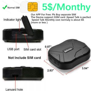 TKSTAR 4G GPS Tracker for Vehicles 10000mAh Magnetic Car GPS Tracker  Locator Real-time Anti-Theft Tracking Device for Vehicles, Motorcycle,  Trucks